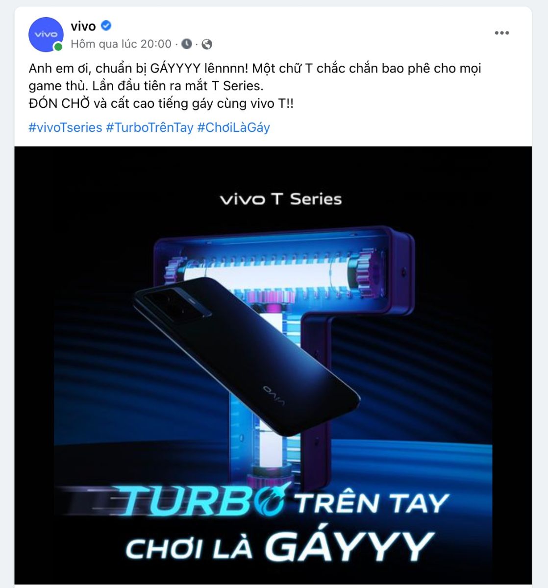 Lộ diện những hình ảnh đầu tiên của vivo T-series tại thị trường Việt Nam Lộ diện những hình ảnh đầu tiên của vivo T-series tại thị trường Việt Nam