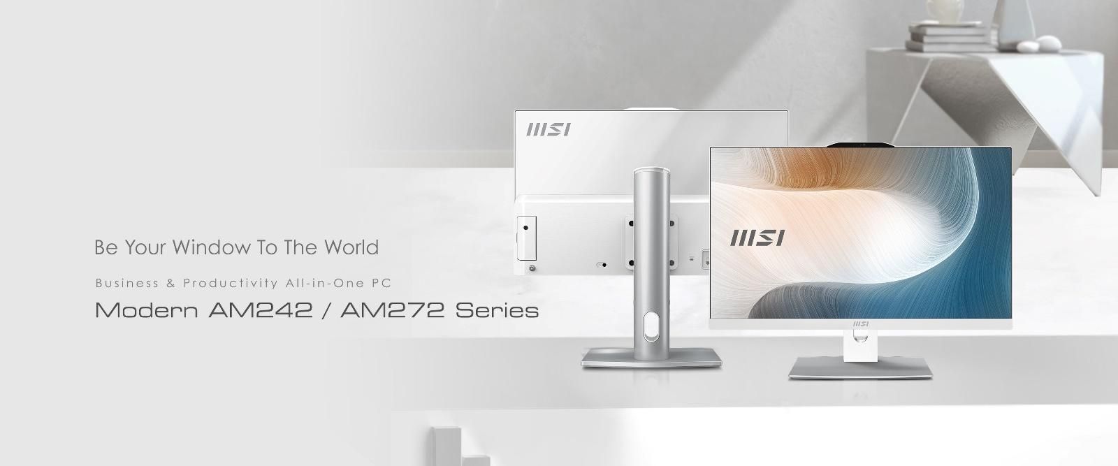 MSI công bố dòng AIO AM242 và AM272 MSI công bố dòng AIO AM242 và AM272