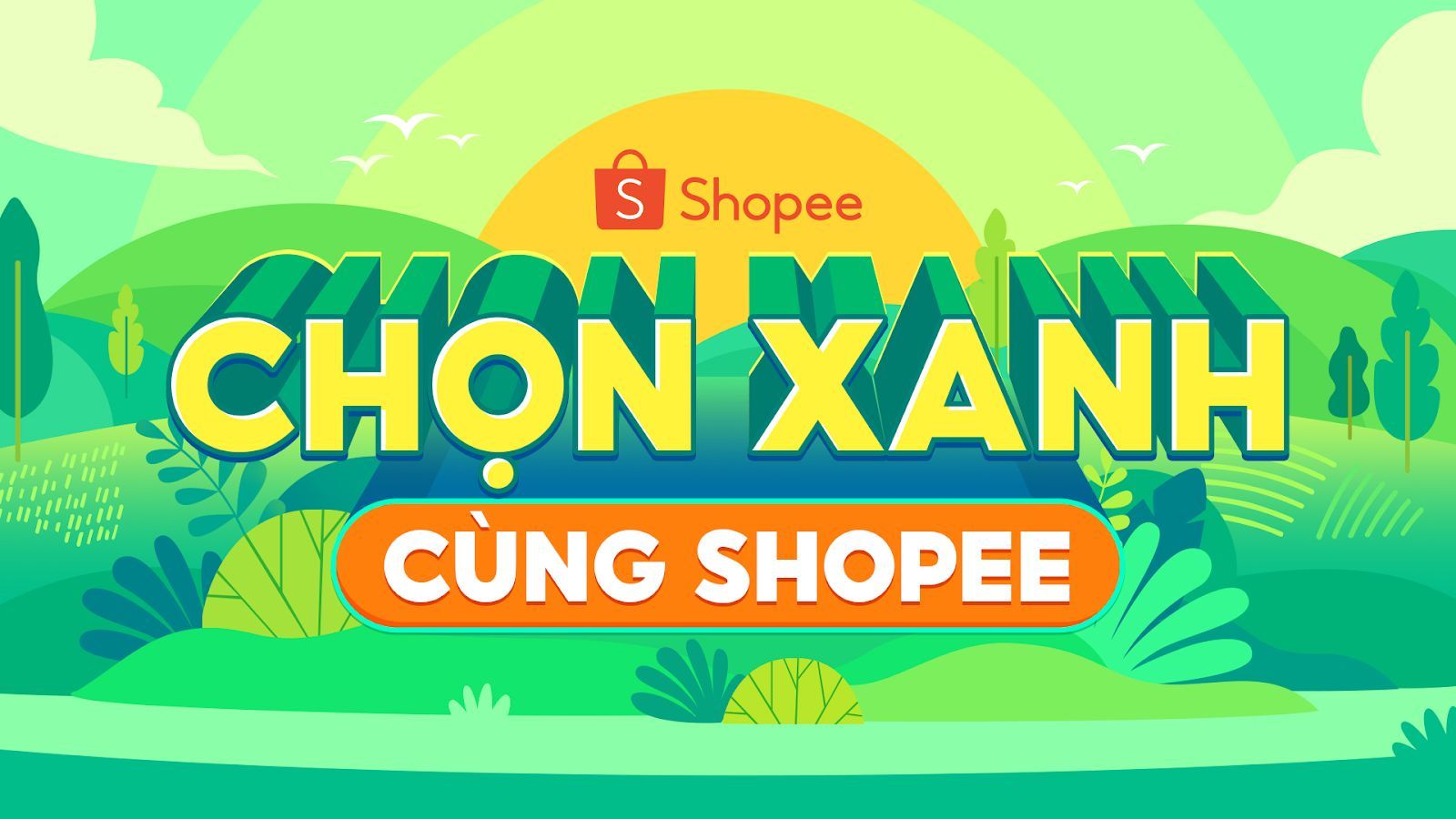 Shopee khởi động chiến dịch 'Chọn Xanh Cùng Shopee', hướng đến hỗ trợ các doanh nghiệp thân thiện với môi trường và khuyến khích lối sống bền vững Shopee khởi động chiến dịch 'Chọn Xanh Cùng Shopee', hướng đến hỗ trợ các doanh nghiệp thân thiện với môi trường và khuyến khích lối sống bền vững