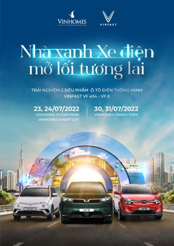Vinhomes và VinFast tổ chức sự kiện trải nghiệm bộ đôi “nhà xanh - xe điện” tại Hà Nội và TP.HCM Vinhomes và VinFast tổ chức sự kiện trải nghiệm bộ đôi “nhà xanh - xe điện” tại Hà Nội và TP.HCM