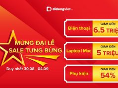 Đại lễ 2.9: Điện thoại, laptop, phụ kiện công nghệ… ngập tràn khuyến mãi chờ khách, ưu đãi lên đến 54%