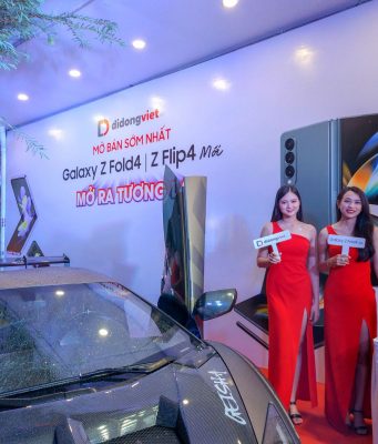 Ảnh sự kiện Di Động Việt mở bán Galaxy Z Fold4 | Z Flip4