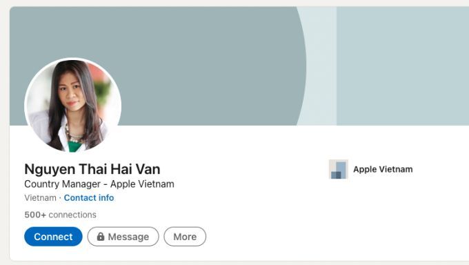 Apple Việt Nam có giám đốc quốc gia Apple Việt Nam có giám đốc quốc gia
