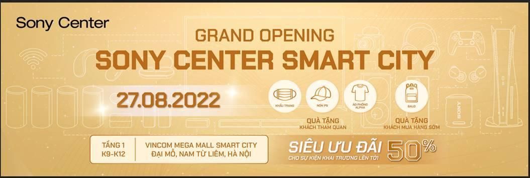Khai trương Sony Center tại Vincom Mega Mall Smart City Khai trương Sony Center tại Vincom Mega Mall Smart City