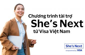 Visa công bố những người thắng cuộc Chương trình tài trợ She’s Next tại Việt Nam