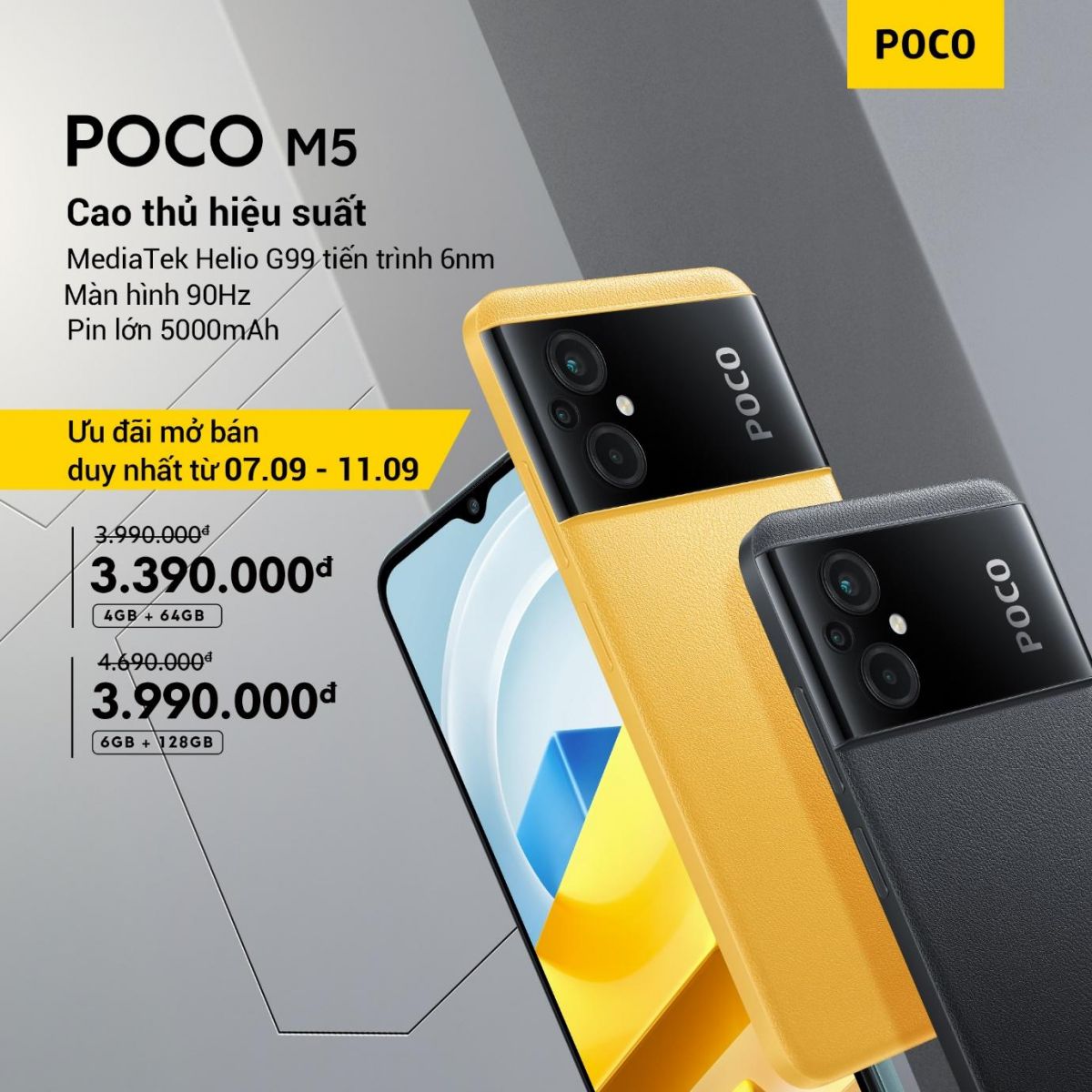 POCO M5 | M5s ra mắt, giá từ 4 triệu POCO M5 | M5s ra mắt, giá từ 4 triệu