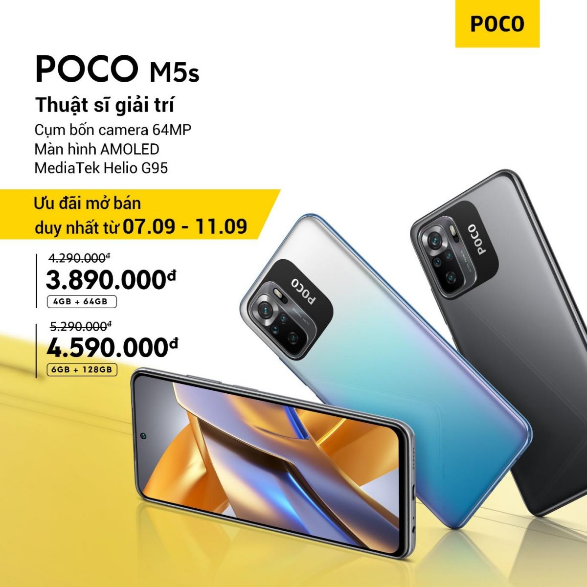 POCO M5 | M5s ra mắt, giá từ 4 triệu POCO M5 | M5s ra mắt, giá từ 4 triệu