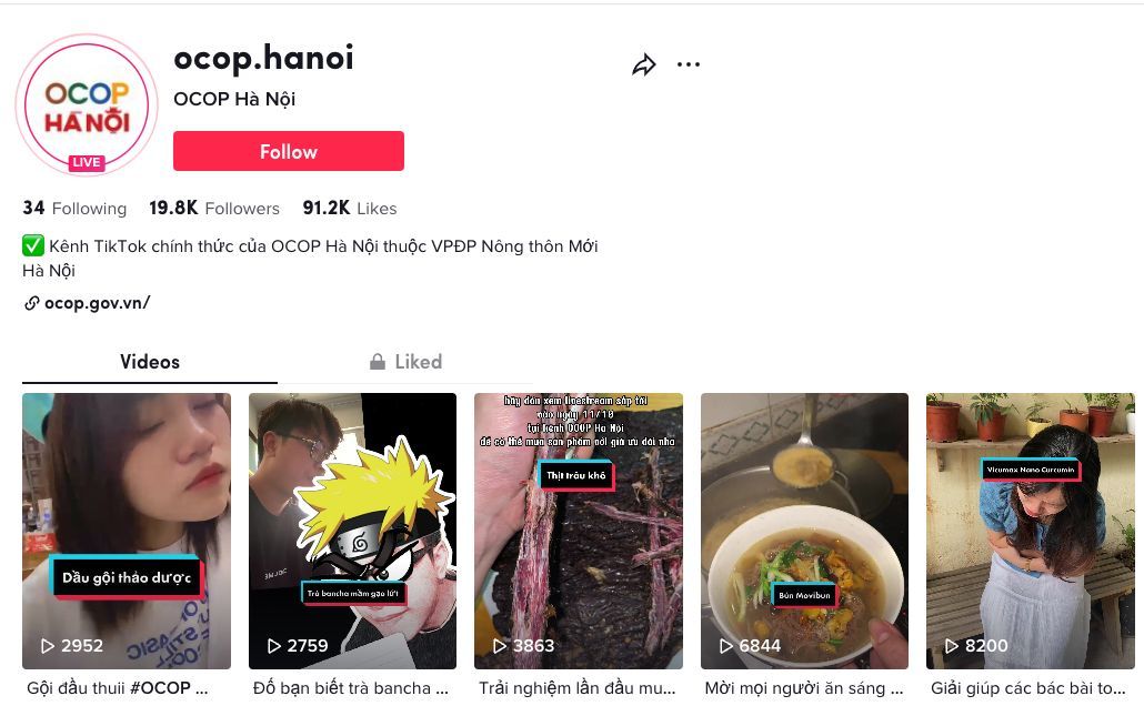 TikTok hỗ trợ đẩy mạnh quá trình quảng bá và xúc tiến thương mại sản phẩm OCOP và đặc sản Hà Nội TikTok hỗ trợ đẩy mạnh quá trình quảng bá và xúc tiến thương mại sản phẩm OCOP và đặc sản Hà Nội