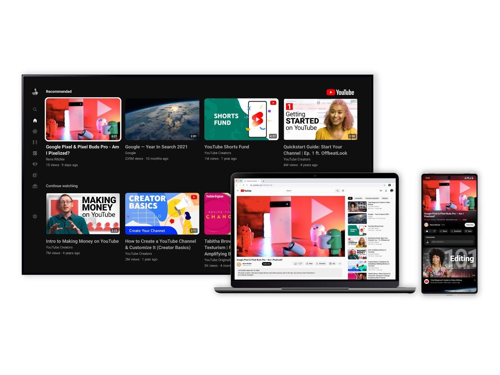YouTube vừa đổi giao diện mới YouTube vừa đổi giao diện mới