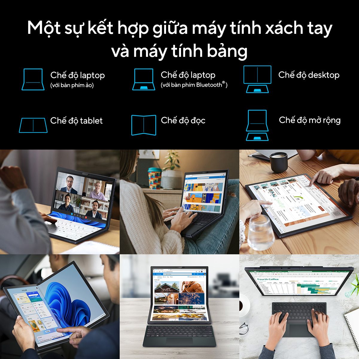 ASUS ra mắt Zenbook 17 Fold OLED (UX9702), giá 90 triệu đồng ASUS ra mắt Zenbook 17 Fold OLED (UX9702)