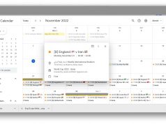 Cập nhật thông tin World Cup 2022 - Qatar từ Google Calendar
