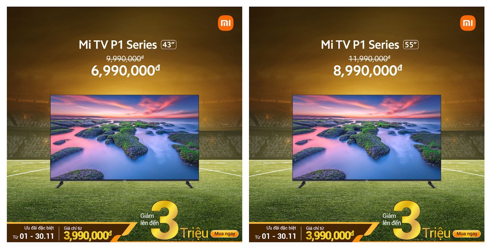 Cùng Tivi Xiaomi đón chào giải đấu hấp dẫn nhất hành tinh với ưu đãi hấp dẫn lên đến 3 triệu đồng Cùng Tivi Xiaomi đón chào giải đấu hấp dẫn nhất hành tinh với ưu đãi hấp dẫn lên đến 3 triệu đồng