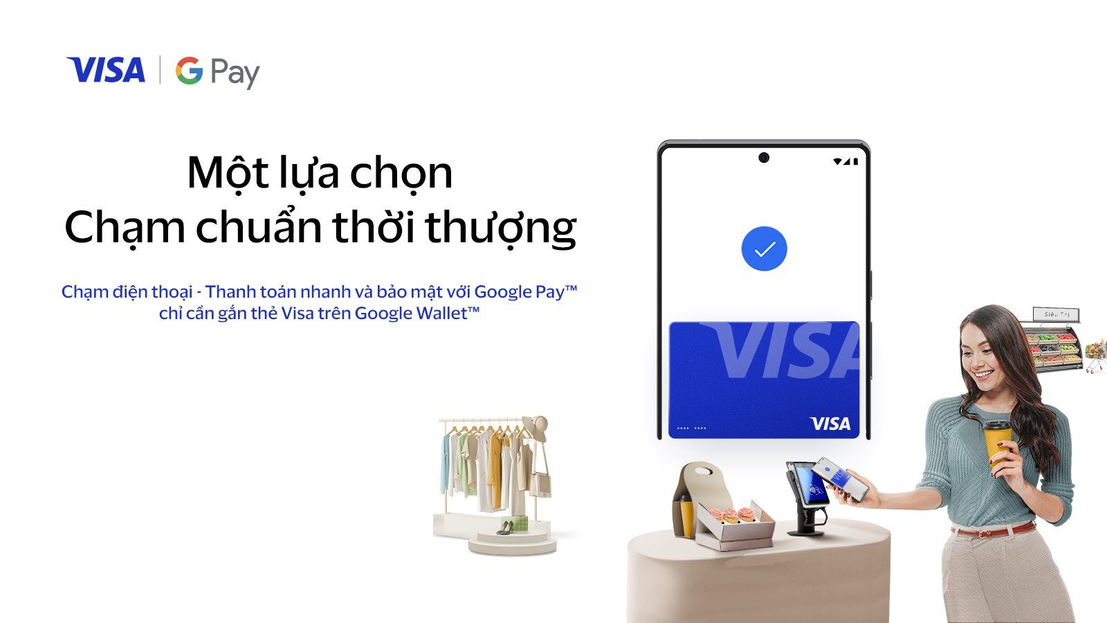 Visa kích hoạt tính năng thanh toán qua ví điện tử Google tại Việt Nam Visa kích hoạt tính năng thanh toán qua ví điện tử Google tại Việt Nam