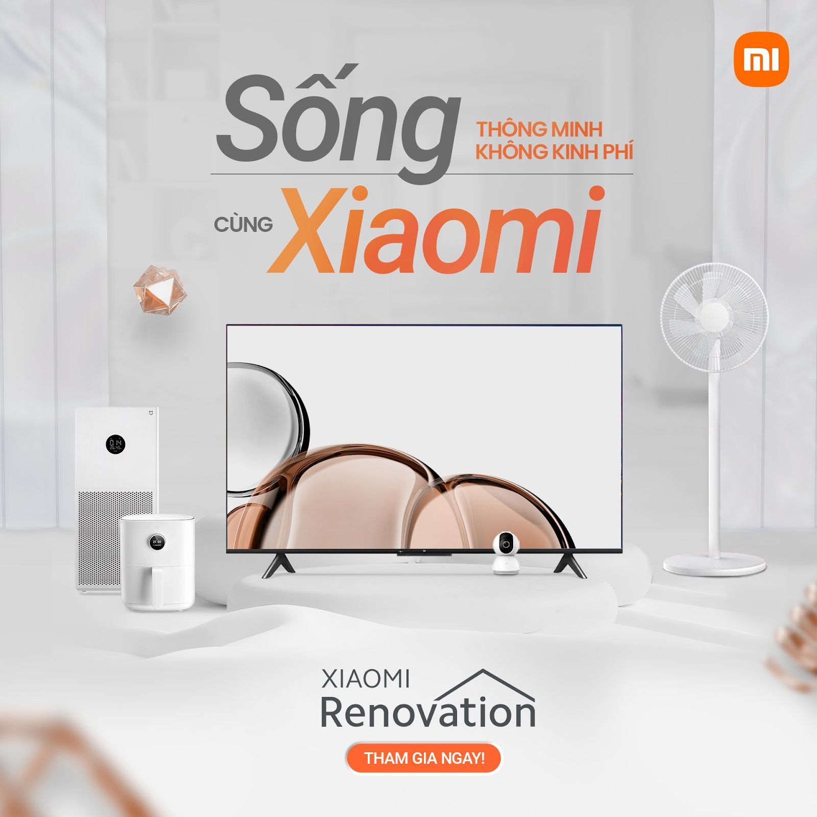 Xiaomi cải tạo không gian sống của người dùng với loạt thiết bị thông minh đang được yêu thích nhất Xiaomi cải tạo không gian sống của người dùng với loạt thiết bị thông minh đang được yêu thích nhất