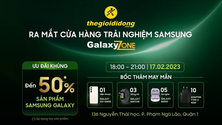 Ra mắt thương hiệu chuỗi bán lẻ GalaxyZone Ra mắt thương hiệu chuỗi bán lẻ GalaxyZone