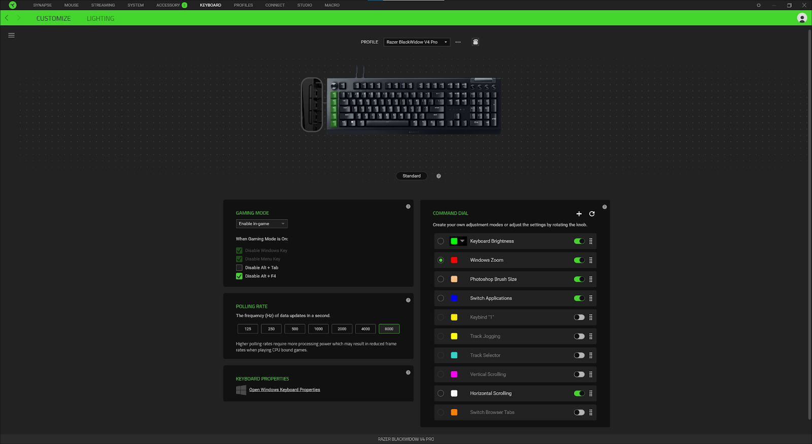 Razer BlackWidow V4 Pro ra mắt, giá 6,2 triệu đồng Razer BlackWidow V4 Pro ra mắt, giá 6,2 triệu đồng