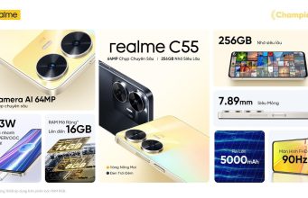 Chính thức mở bán realme C55 tại Việt Nam, realme giảm giá 300.000 đồng trực tiếp và tung cơ hội trúng Honda Wave RSX duy nhất từ 24/3 đến 2/4/2023