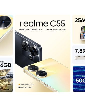 Chính thức mở bán realme C55 tại Việt Nam, realme giảm giá 300.000 đồng trực tiếp và tung cơ hội trúng Honda Wave RSX duy nhất từ 24/3 đến 2/4/2023
