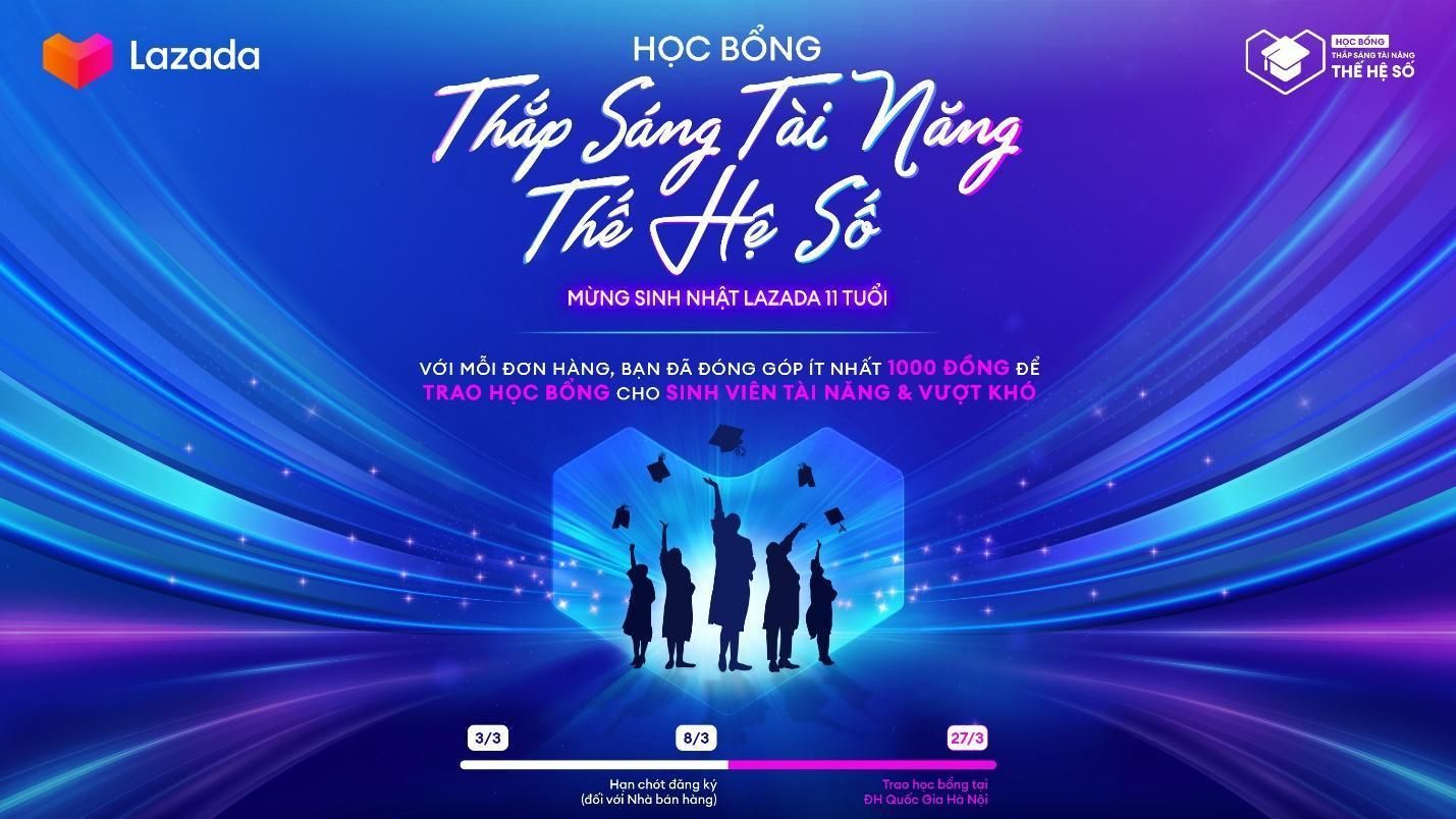 Lazada Việt Nam cùng cộng đồng nhà bán hàng trao học bổng cho sinh viên tài năng vượt khó Lazada Việt Nam cùng cộng đồng nhà bán hàng trao học bổng cho sinh viên tài năng vượt khó