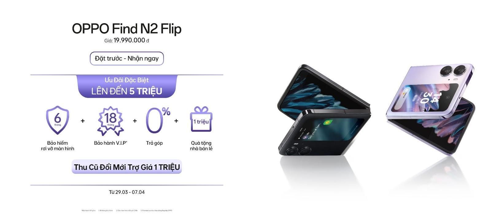 OPPO tổ chức chuỗi sự kiện trải nghiệm Find N2 Flip, mang công nghệ điện thoại gập mới nhất đến người dùng Việt Nam OPPO tổ chức chuỗi sự kiện trải nghiệm Find N2 Flip, mang công nghệ điện thoại gập mới nhất đến người dùng Việt Nam