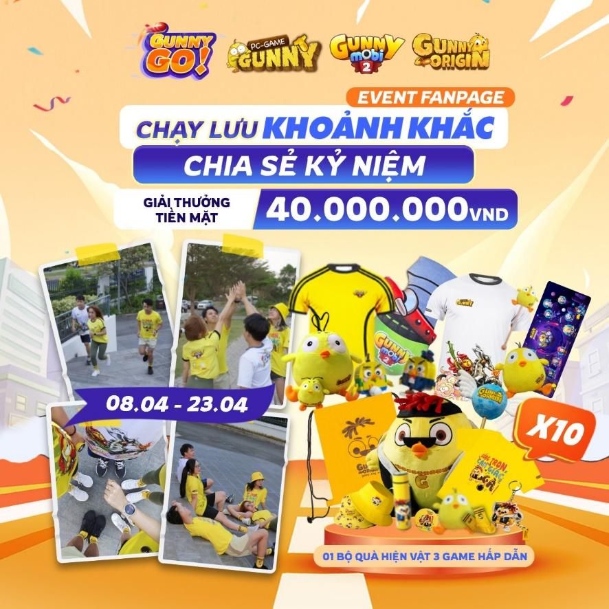 Hơn 4000 game thủ tham gia giải chạy bộ Gunny GO! Hơn 4000 game thủ tham gia giải chạy bộ Gunny GO!