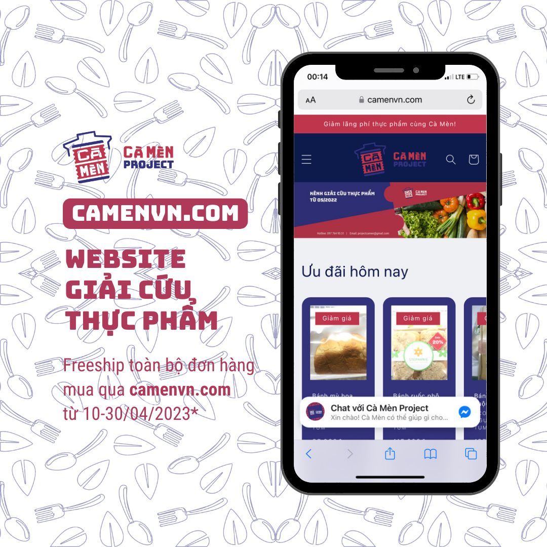 Dự án Cà Mèn ra mắt website chính thức, nâng cao hiệu quả vận hành trong việc giảm thiểu rác thải thực phẩm Dự án Cà Mèn ra mắt website chính thức, nâng cao hiệu quả vận hành trong việc giảm thiểu rác thải thực phẩm
