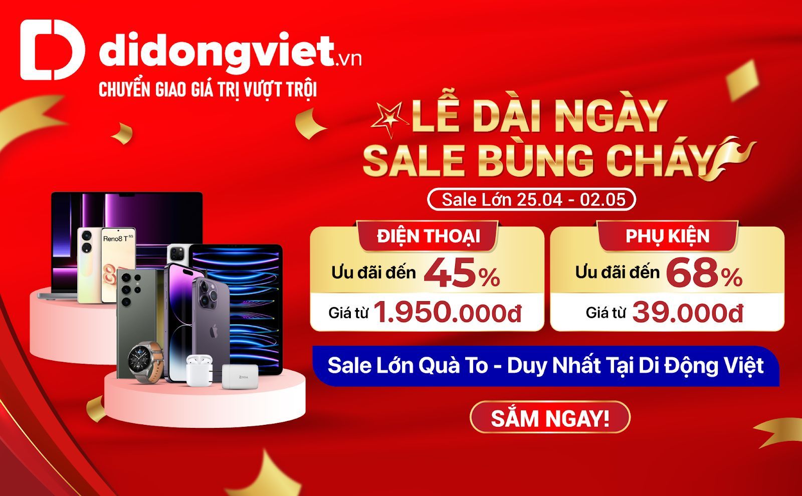 Nhiều điện thoại giảm mạnh dịp 30/4 - 1/5, có model rẻ chưa từng thấy Nhiều dòng điện thoại giảm mạnh dịp 30/4 - 1/5, có model rẻ chưa từng thấy