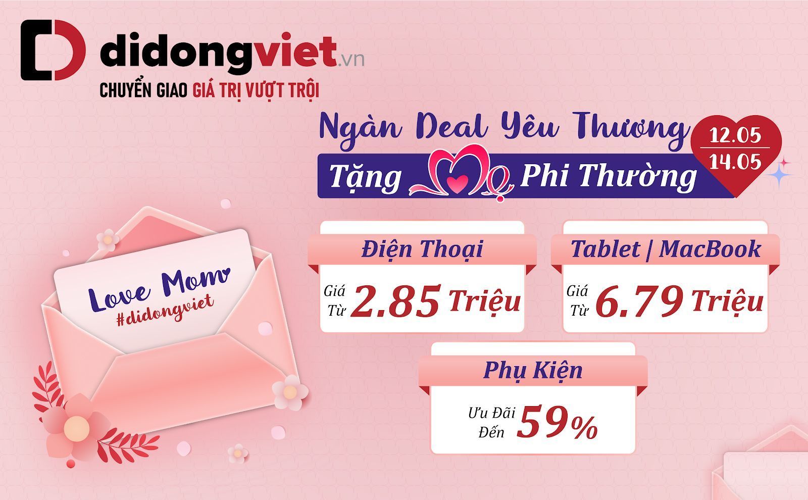Nhiều dòng điện thoại giảm “cực sốc”, hơn 10 triệu nhân dịp Ngày của Mẹ Nhiều dòng điện thoại giảm “cực sốc”, hơn 10 triệu nhân dịp Ngày của Mẹ