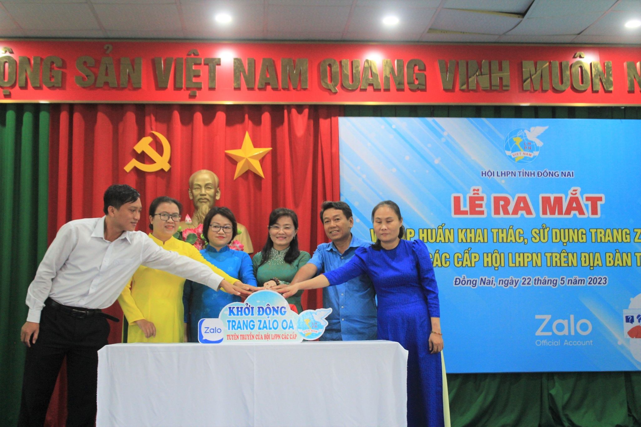 Đồng Nai là tỉnh đầu tiên triển khai đồng loạt 181 trang Zalo cho Hội LHPN Đồng Nai là tỉnh đầu tiên triển khai đồng loạt 181 trang Zalo cho Hội LHPN