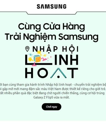 Samsung mời bạn ‘Nhập Hội Linh Hoạt’ từ khắp các Cửa Hàng Trải Nghiệm Samsung trên toàn quốc