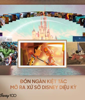 Samsung kỷ niệm 100 năm thành lập Disney với The Frame phiên bản đặc biệt