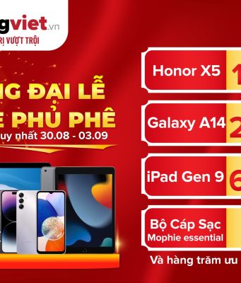 Nhiều dòng điện thoại giảm mạnh chưa từng có dịp 2/9 tại Di Động Việt