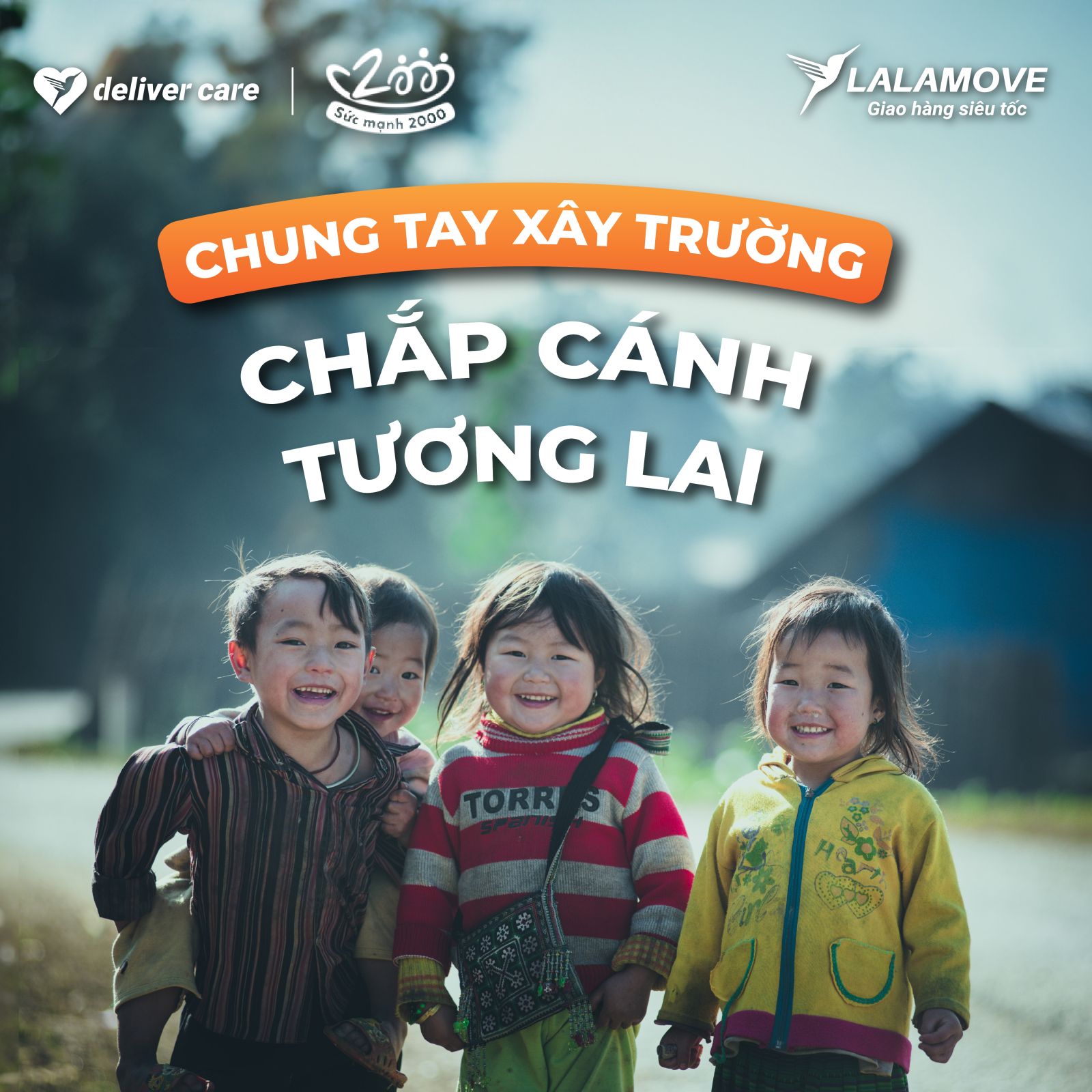 Chung tay cùng dự án "Sức mạnh 2000", Lalamove hỗ trợ xây dựng hệ thống điểm trường, nhà nội trú mang đến cơ hội tiếp cận giáo dục cho trẻ em vùng cao 219885-suc-manh-2000-lalamove-diem-truong