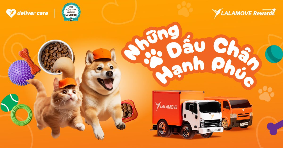 Lalamove Deliver Care chung tay giải cứu thú cưng toàn cầu qua chiến dịch "Những dấu chân hạnh phúc” (Make a Pawfect Move) 221984-lalamove-deliver-care-giai-cuu-thu-cung