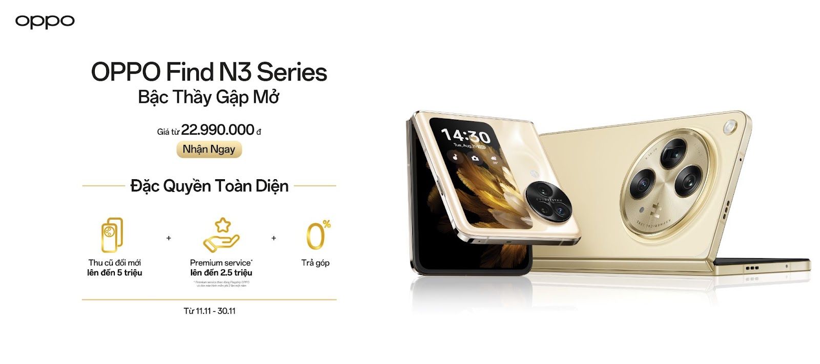 OPPO Find N3 Series chính thức mở bán tại Việt Nam OPPO Find N3 Series chính thức mở bán tại Việt Nam
