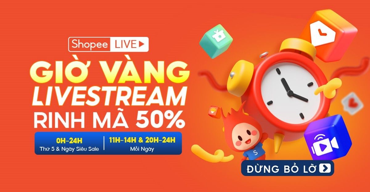 Tăng trưởng ấn tượng với Shopee Live, Shopee tiếp tục tung loạt ưu đãi hấp dẫn qua chuỗi livestream 11 ngày tại siêu sale khủng nhất năm 224268-shopee-live-uu-dai-livestream-11-ngay