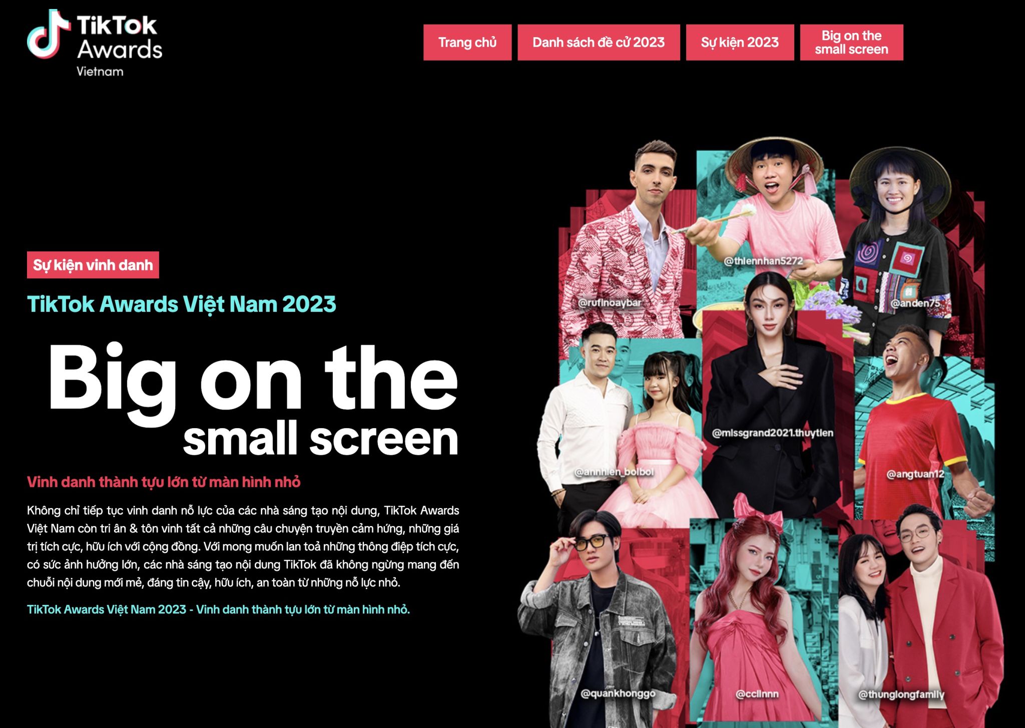 TikTok Awards Việt Nam 2023 chính thức khởi động TikTok Awards Việt Nam 2023 chính thức khởi động