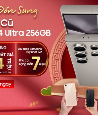 Sắm Tết cùng SamZone: Tiễn Táo đón Sung nhận ngay đặc quyền khi lên đời Galaxy S24 Series