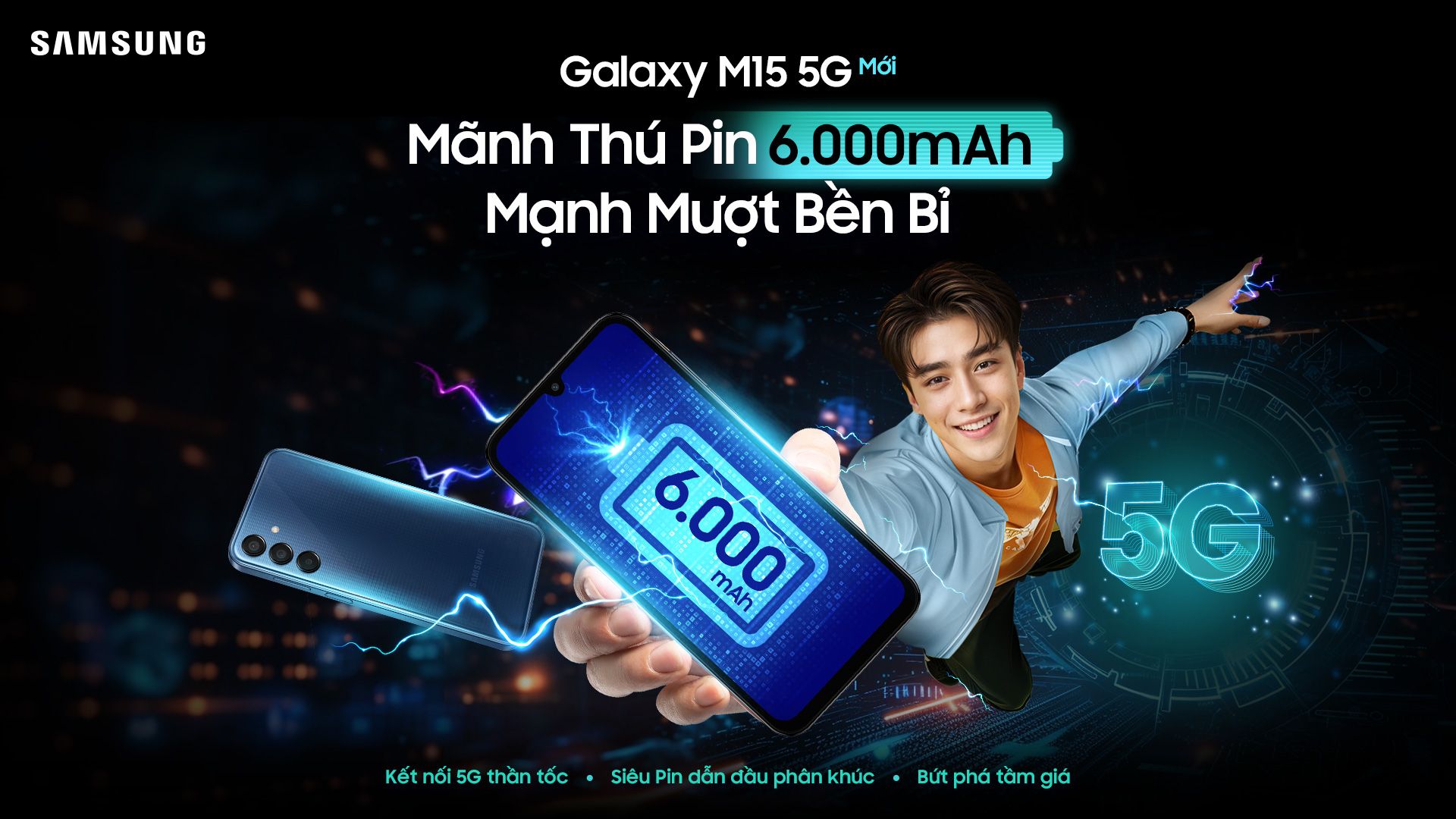Samsung chính thức ra mắt Galaxy M15 5G: Trải nghiệm không giới hạn với dung lượng pin vượt trội 233104-samsung-galaxy-m15-5g-pin-vuot-troi