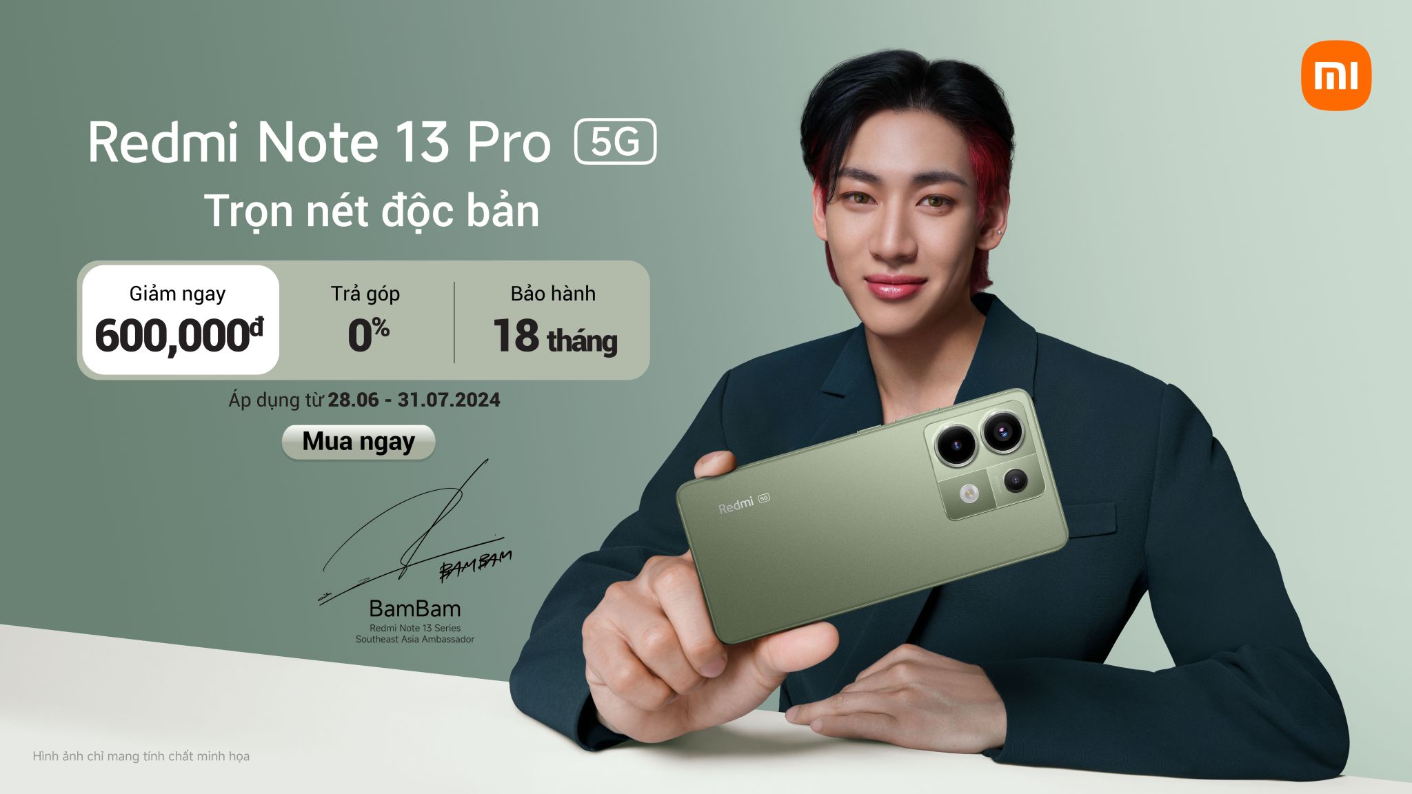 Xiaomi ra mắt phiên bản Redmi Note 13 Pro 5G đặc biệt cùng cơ hội giao lưu trực tiếp với BamBam tại Malaysia 235678-xiaomi-redmi-note-13-pro-5g-dac-biet