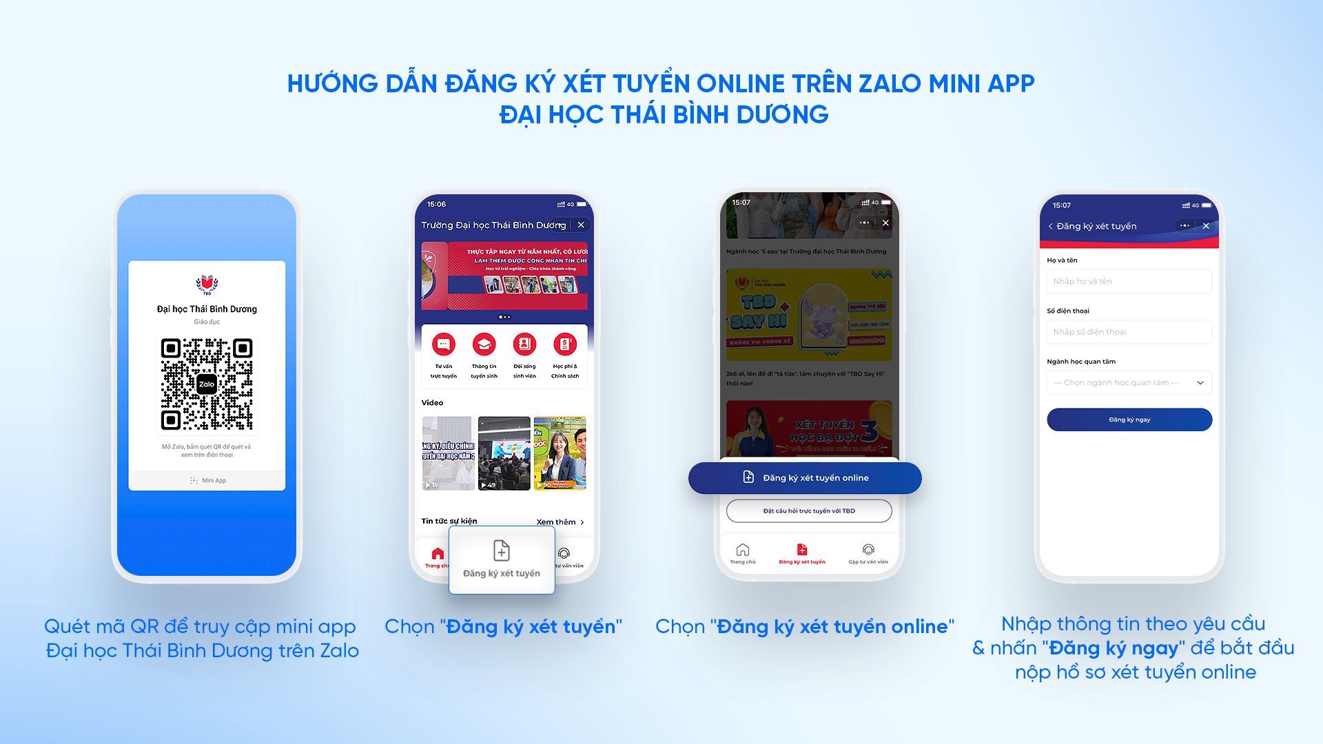 Thêm nhiều trường đại học đẩy mạnh tuyển sinh đợt 3 trên Zalo Thêm nhiều trường đại học đẩy mạnh tuyển sinh đợt 3 trên Zalo
