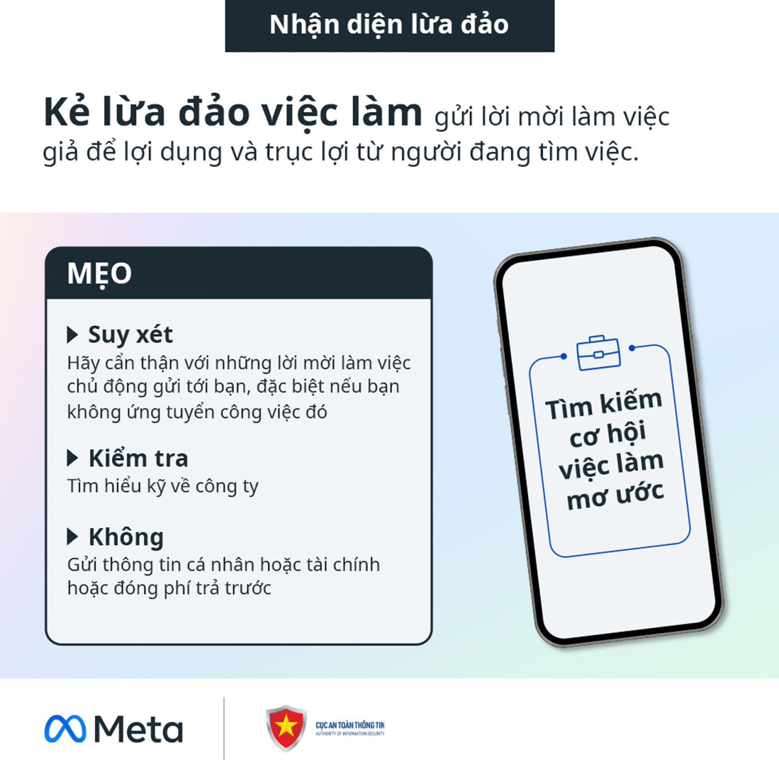 Meta và Cục An toàn thông tin phát động chiến dịch “Nhận Diện Lừa Đảo” 237213-meta-chien-dich-nhan-dien-lua-dao-2