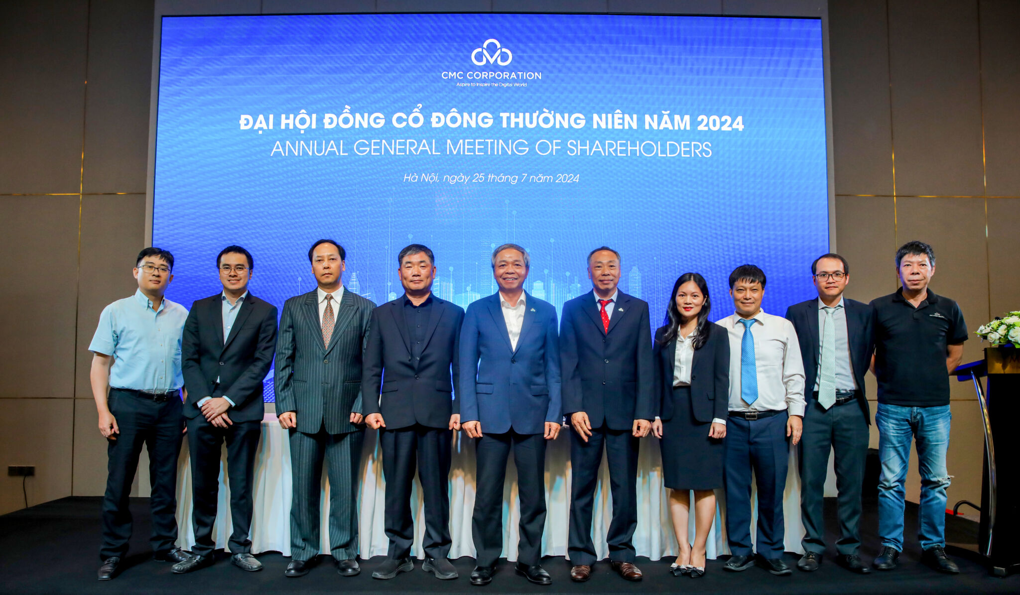 Tập đoàn công nghệ CMC thể hiện tham vọng lớn trong ĐHĐCĐ 2024 Tập đoàn công nghệ CMC thể hiện tham vọng lớn trong ĐHĐCĐ 2024