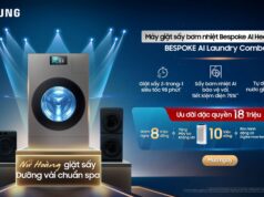 Samsung ra mắt máy giặt sấy Samsung Bespoke AI Heatpump tích hợp sấy bơm nhiệt Heatpump đầu tiên tại Việt Nam