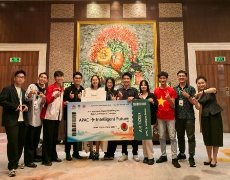 Sinh viên Việt Nam giành giải Nhất cuộc thi Tech4Good khu vực Châu Á - Thái Bình Dương do Huawei tổ chức Sinh viên Việt Nam giành giải Nhất cuộc thi Tech4Good khu vực Châu Á - Thái Bình Dương do Huawei tổ chức