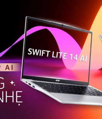 Acer Swift Lite 14 AI – Laptop AI mỏng nhẹ cho học sinh – sinh viên