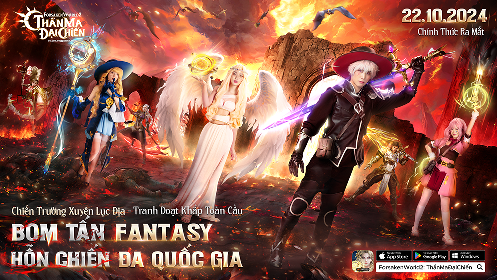 Forsaken World 2: Thần Ma Đại Chiến chính thức ra mắt game thủ châu Á ngày 22/10 Forsaken World 2: Thần Ma Đại Chiến chính thức ra mắt game thủ châu Á ngày 22/10