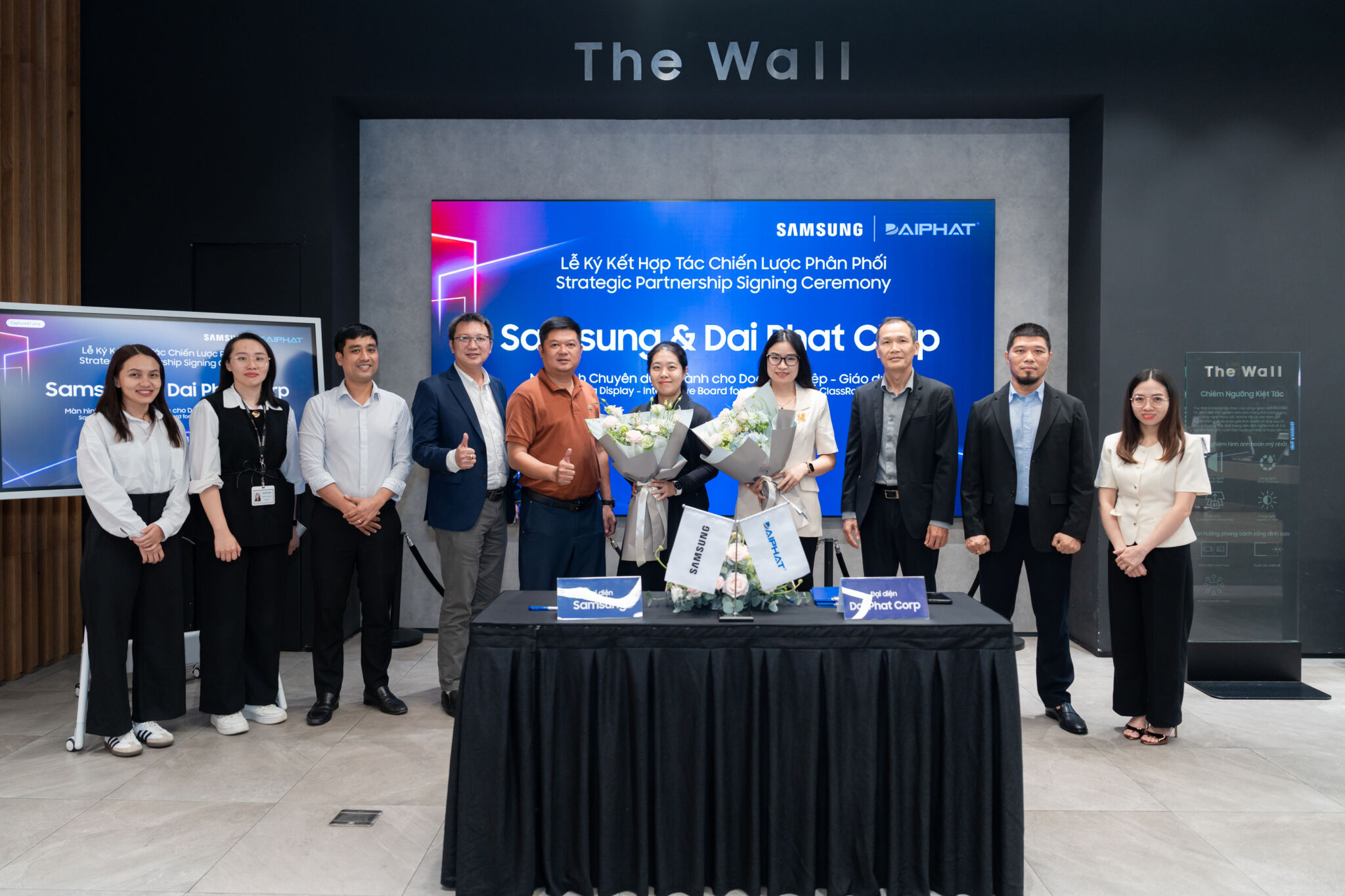 Samsung và Đại Phát ký kết hợp tác chiến lược đưa giải pháp màn hình tương tác WAD Series vào lĩnh vực giáo dục