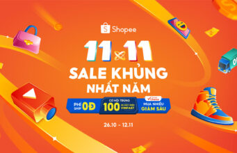 Nhiều ưu đãi khủng tại siêu sự kiện mua sắm Shopee 11.11