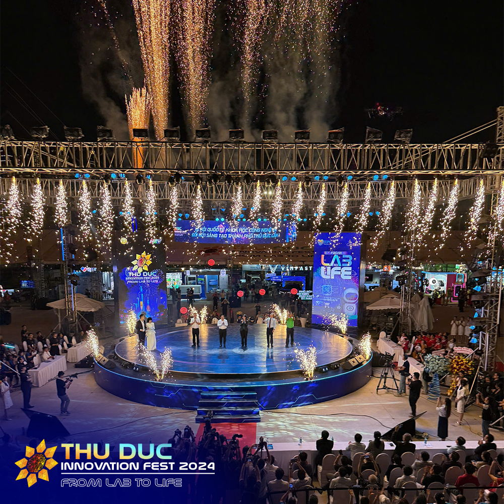Khai mạc lễ hội Công nghệ ngoài trời đầu tiên tại Việt Nam - Thủ Đức Innovation Fest 2024 Bùng nổ sáng tạo tại lễ hội Công nghệ ngoài trời đầu tiên tại Việt Nam - Thủ Đức Innovation Fest 2024